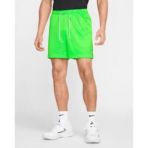 Nike Mens Size S Dri FIT 5" Mesh Basketball Shorts Pockets Neon Green HV1880 398